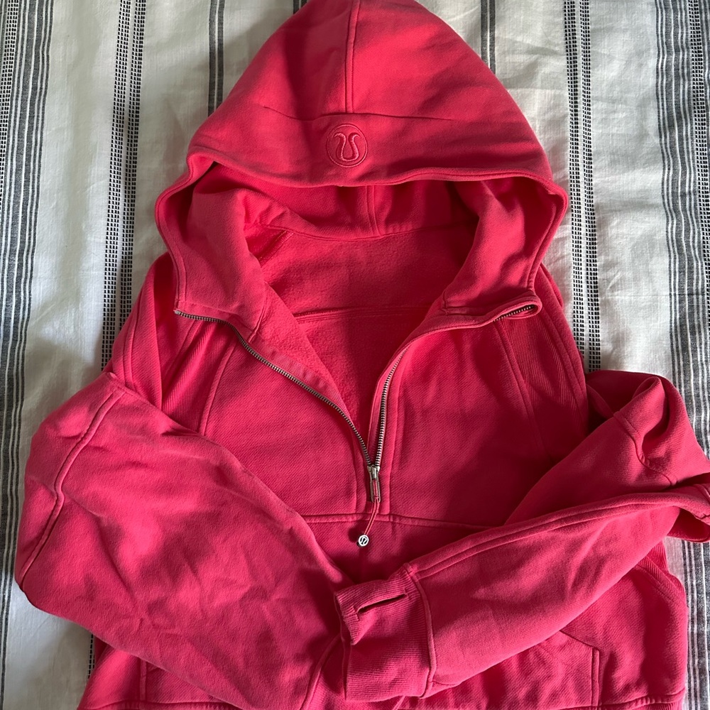 Lululemon Pink Hoodie Scuba size M/L